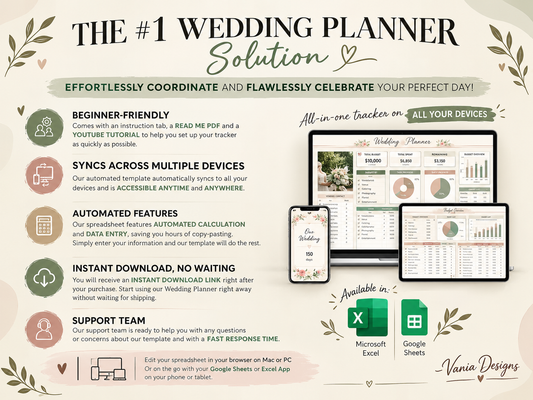 The Ultimate Wedding Planner – Complete Digital Wedding Planning PDF