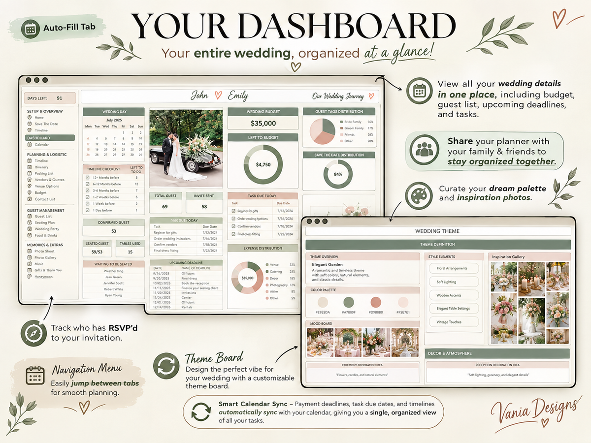 The Ultimate Wedding Planner – Complete Digital Wedding Planning PDF