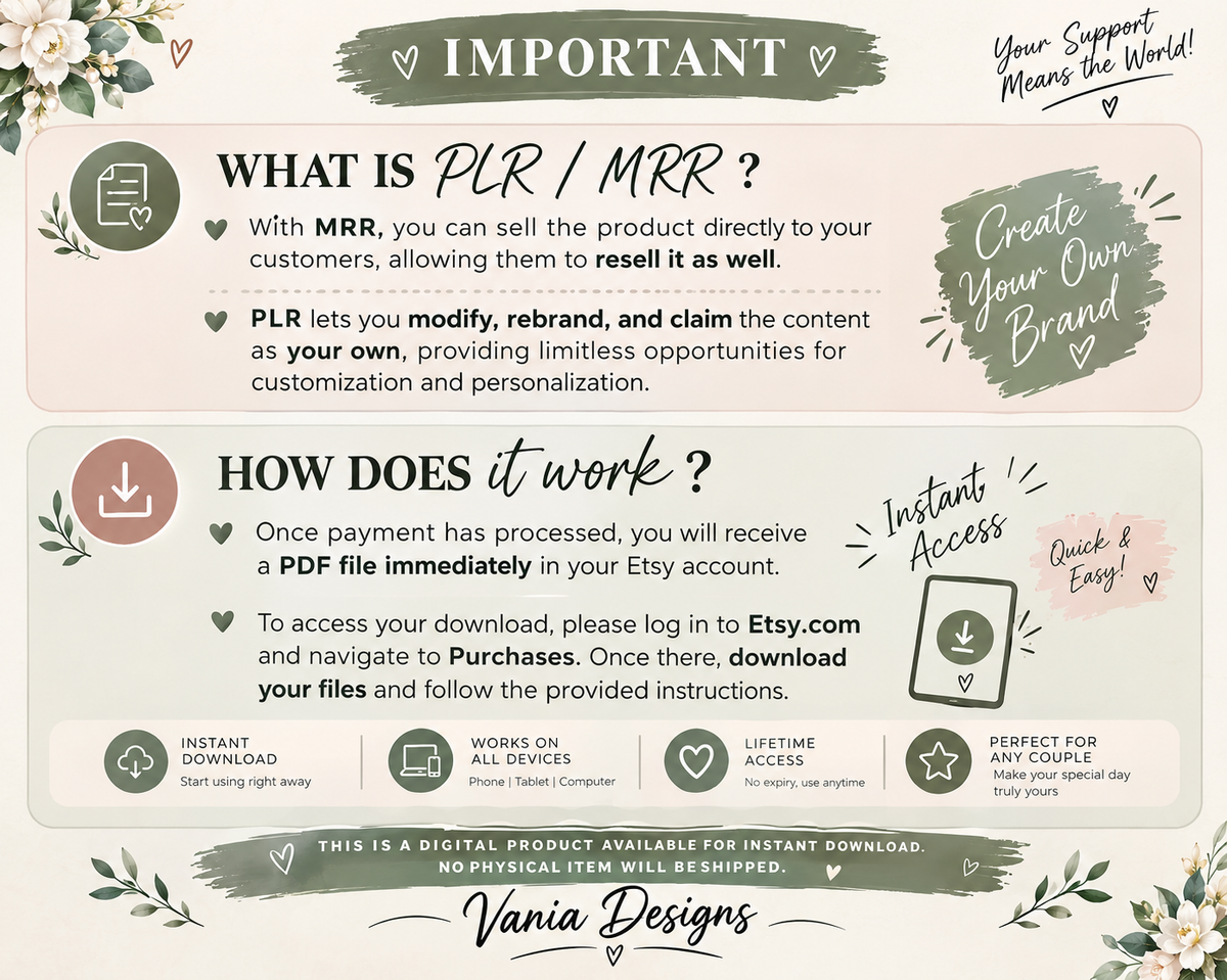 The Ultimate All-in-One Luxury Wedding Planner & Stationery Bundle | 300+ Editable Canva Templates & Digital Organizers