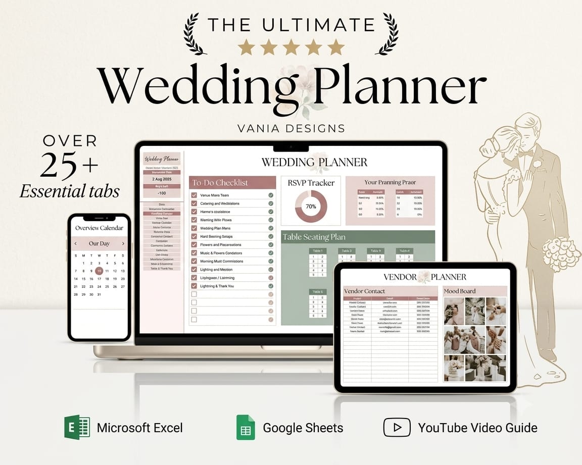 The Ultimate Wedding Planner – Complete Digital Wedding Planning PDF